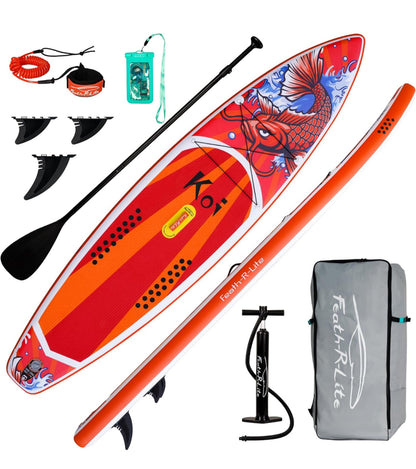 FEATH-R-LITE Inflatable Stand Up Paddle Board SUP Surf Board, For Sale